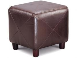 Cubed Shape Dark Brown Ottoman by Coaster 500124